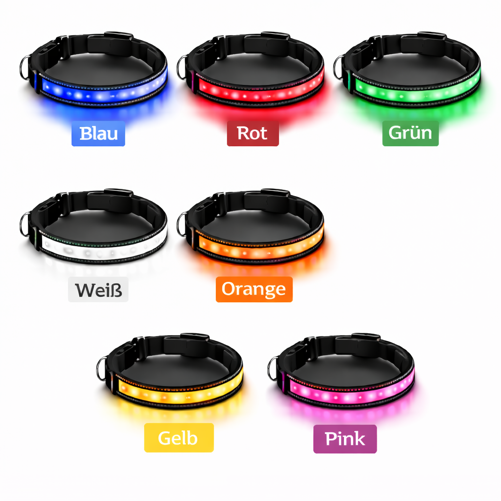tiernah LED - Hundehalsband