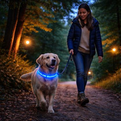 tiernah LED - Hundehalsband